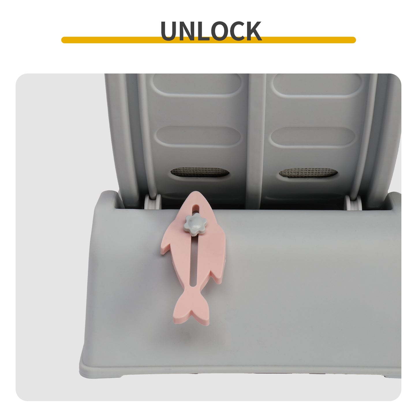 80*34*86CM, Gray PP track connector assembly, Round shape with gray carpet + 1 cat teaser stick, 15kg cat treadmill