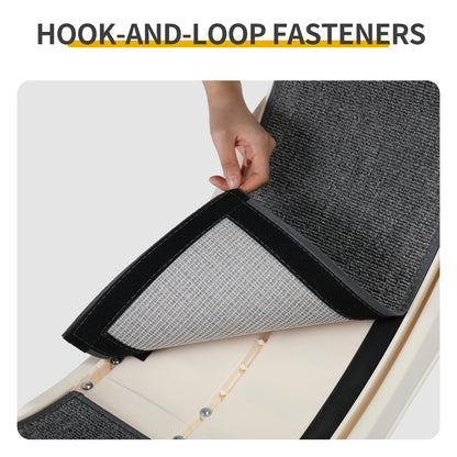 80*34*86CM, Off-white PP track connector assembly, circular design with gray carpet + 1 cat teaser stick, 15kg cat treadmill