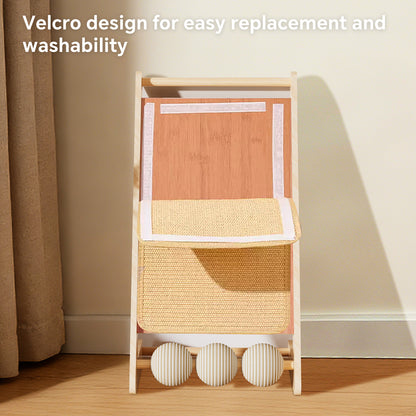 L-shaped sisal cat scratching board (with hanging ball) - scratching, tapping, and pouncing, one base meets the three major instincts of cats