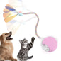 Interactive Cat Toys Ball for Indoor Cats, Cat&Dog Toy，Agile Moving Cat Ball with ElasticMesh Tail,Interactive Cat Toy Ball，Fun Gifts for Cats and Dogs