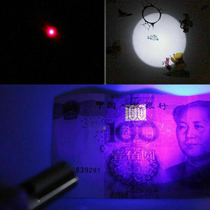 3 in1 1mw USB Rechargeable Pet Toy Pen Flashlight Red laser Beam UV Light 3-Modes Lamp(Logistics only For USPS.TK/TMEU only For self-pickup)(Platform policies vary; relevant qualifications are attached via link, please do not list products without require